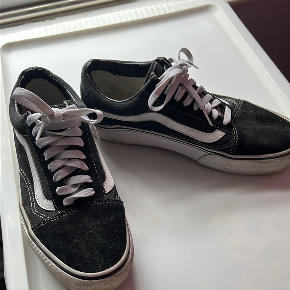Vans Black and White Women's Sneakers